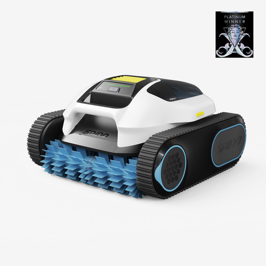 Robot de piscine Mammotion SPINO E1, vue latérale